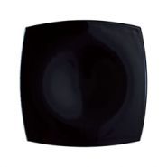 Тарелка большая квадр. JAZZI черная 25 см C9871 D7200