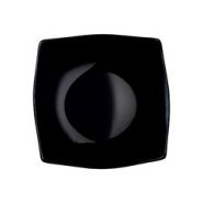 Тарелка глубокая квадр. JAZZI черная 19,5 см C7925 C9850 H3671